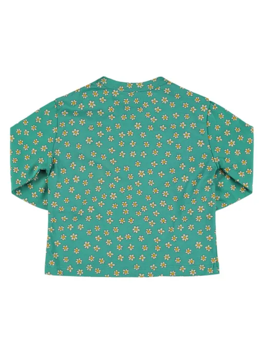 Tiny Cottons   Daisy print cotton long sleeve t-shirt 