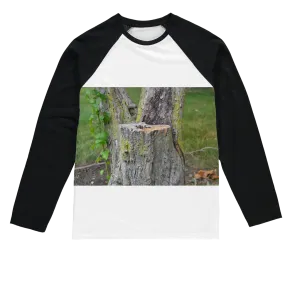 Tree Stump Sublimation Baseball Long Sleeve T-Shirt