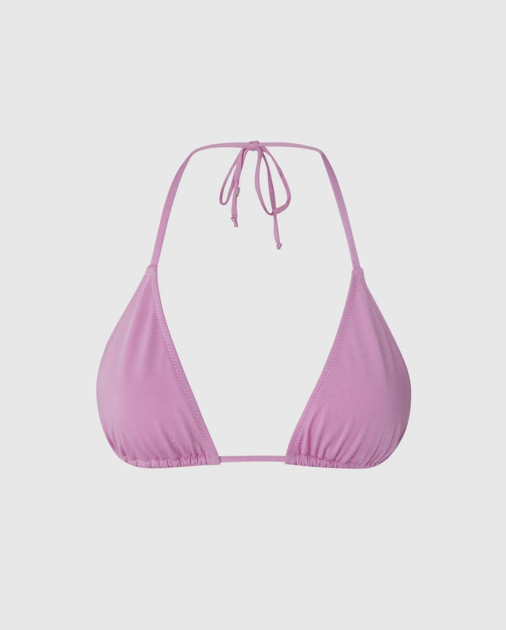 Understatement Underwear - Strappy Triangle Bikini Top - Lavender