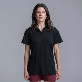 Valour Active Women's Polo - Black