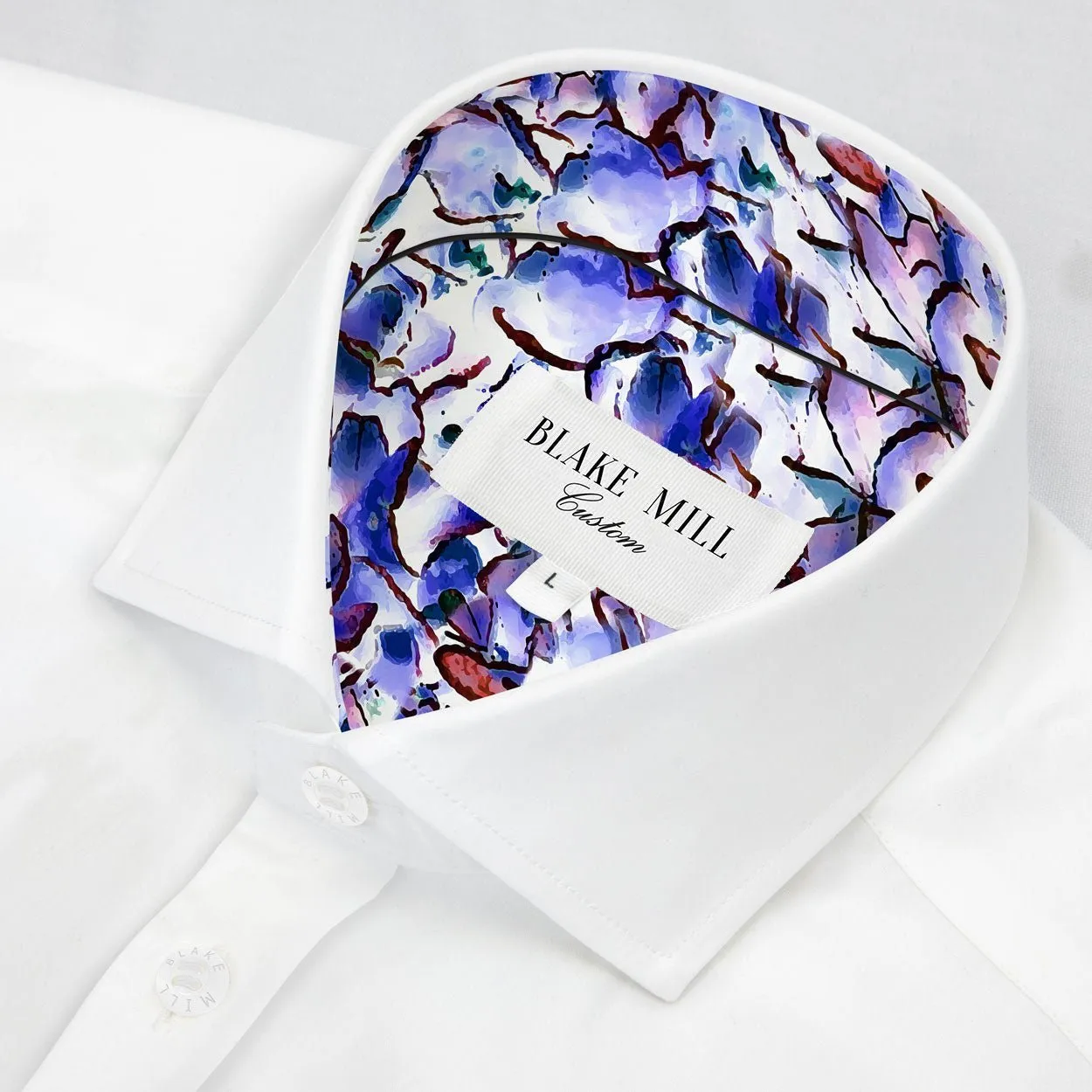 White with Summer In Provence Accents Shirt
