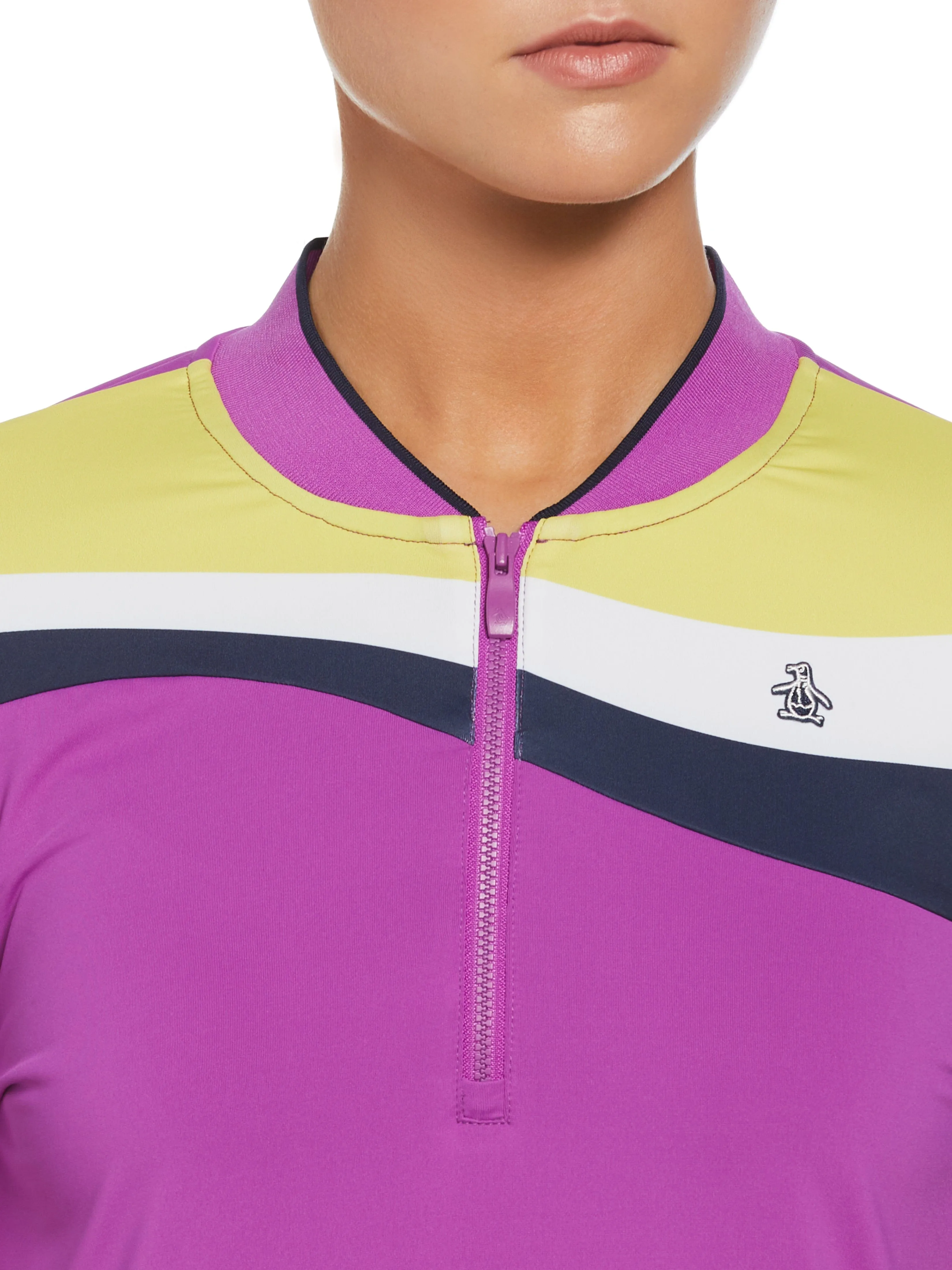 Women's Color Block Polo