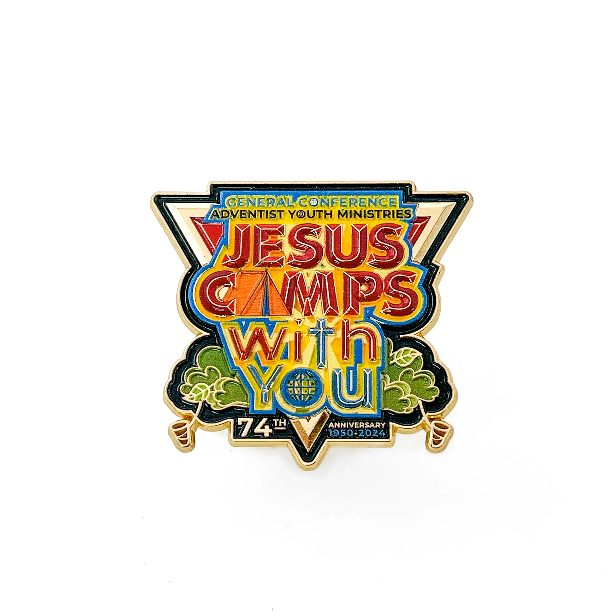 World Pathfinder Day 2024 "Jesus Camps With You" Scarf Slide