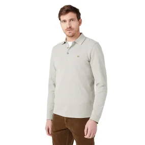 Wrangler Long Sleeve Polo - Deep Lichen Green