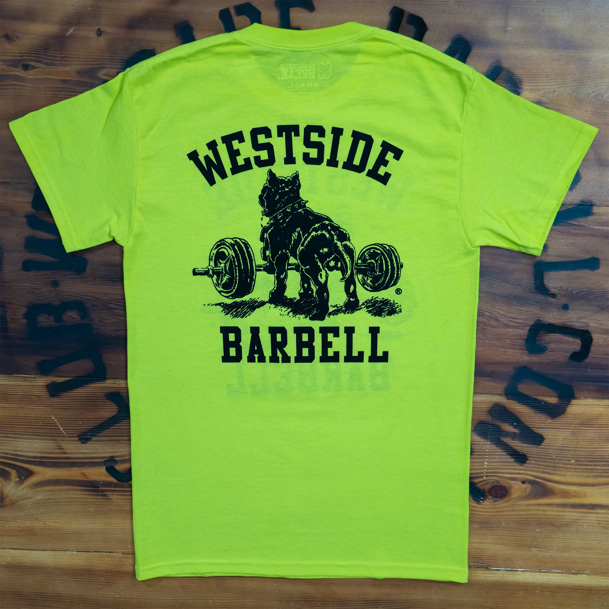 WSBB Mens Safety Green T-Shirt